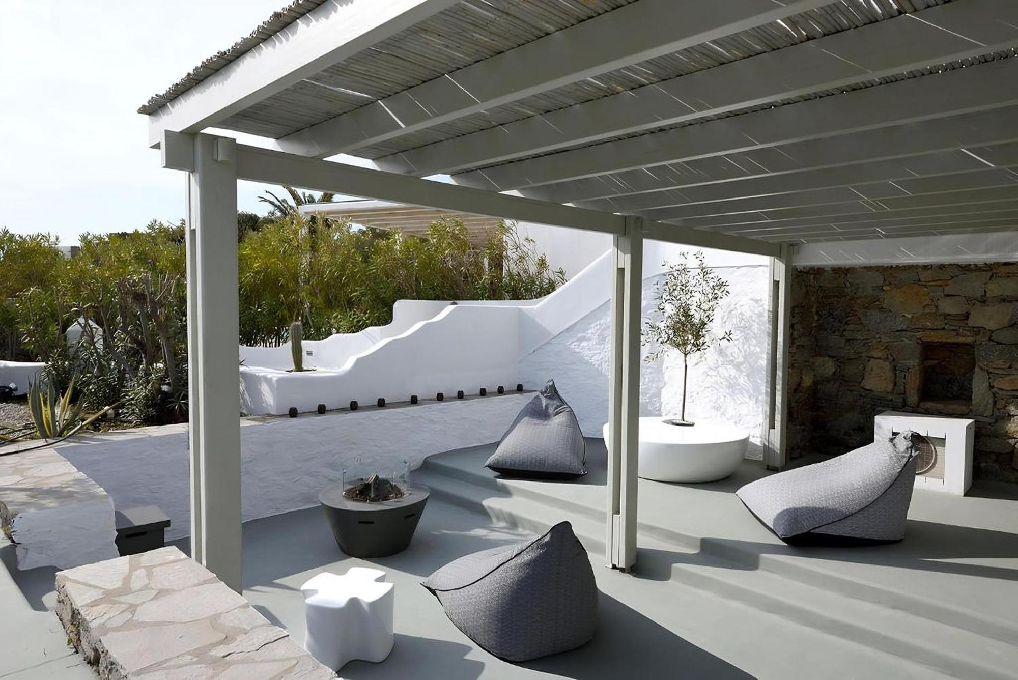 Villa Dafni 4Bed With Pool In Kalafatis Spilia Mykonos Town 外观 照片