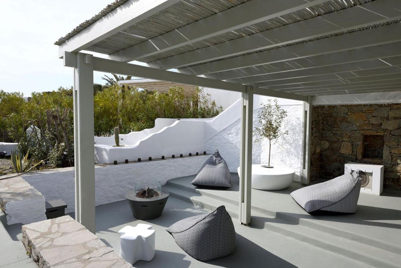 Villa Dafni 4Bed With Pool In Kalafatis Spilia Mykonos Town 外观 照片