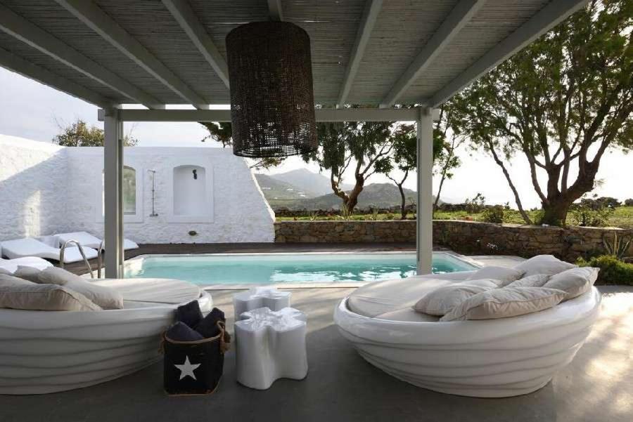 Villa Dafni 4Bed With Pool In Kalafatis Spilia Mykonos Town 外观 照片