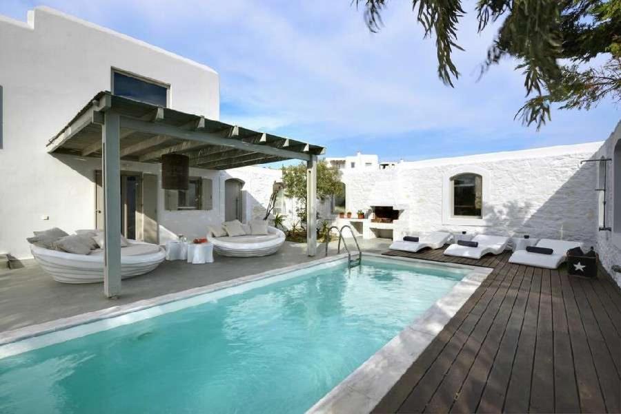 Villa Dafni 4Bed With Pool In Kalafatis Spilia Mykonos Town 外观 照片